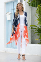 Load image into Gallery viewer, Cover Up ~ Navy & Tangerine
