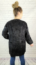 Load image into Gallery viewer, Fuzzy Knit Cardigan with pockets