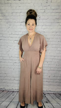 Load image into Gallery viewer, Jumpsuit with smock waist and pockets