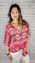 Load image into Gallery viewer, Boho Tie Blouse