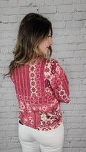 Load image into Gallery viewer, Boho Tie Blouse