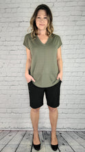 Load image into Gallery viewer, Stretchy V-Neck T-Shirt