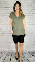 Load image into Gallery viewer, Stretchy V-Neck T-Shirt