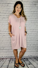 Load image into Gallery viewer, Bamboo T-Shirt Dress with pockets