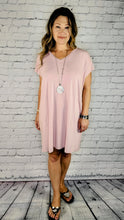 Load image into Gallery viewer, Bamboo T-Shirt Dress with pockets