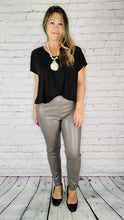 Load image into Gallery viewer, Faux Leather Tregging