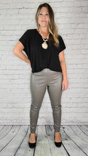Load image into Gallery viewer, Faux Leather Tregging