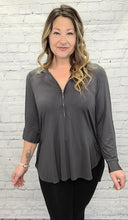 Load image into Gallery viewer, Bamboo Zip Tunic