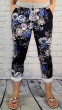Load image into Gallery viewer, Knit Floral Joggers