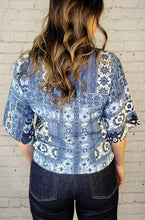 Load image into Gallery viewer, Boho Tie Blouse