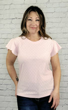 Load image into Gallery viewer, Flutter Sleeve Pointelle Top