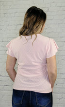 Load image into Gallery viewer, Flutter Sleeve Pointelle Top