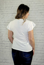 Load image into Gallery viewer, Flutter Sleeve Pointelle Top