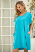 Load image into Gallery viewer, Bamboo T-Shirt Dress with pockets