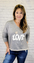 Load image into Gallery viewer, Love V-Neck Sweater
