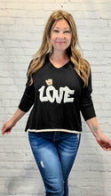 Load image into Gallery viewer, Love V-Neck Sweater
