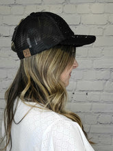 Load image into Gallery viewer, C.C Rhinestone Baseball Hat
