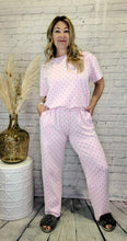 Load image into Gallery viewer, Pink Hearts Pajama Pants
