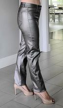 Load image into Gallery viewer, Silver Metallic Stretchy Pants
