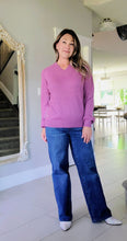 Load image into Gallery viewer, Mauve Bishop Sleeve Sweater
