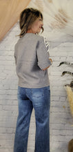 Load image into Gallery viewer, Flowers + Pearls Knit Sweater
