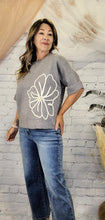 Load image into Gallery viewer, Flowers + Pearls Knit Sweater

