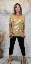Load image into Gallery viewer, Champagne + Cashmere Knit Sweater
