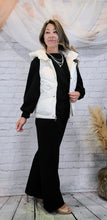 Load image into Gallery viewer, French Vanilla Quilted Puffer Vest
