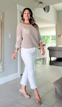 Load image into Gallery viewer, Heart On My Sleeve Crochet Sweater
