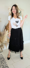 Load image into Gallery viewer, Tiered Pleated Tulle Skirt with Bows

