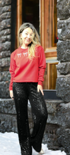 Load image into Gallery viewer, Embroidered Bows Sweatshirt
