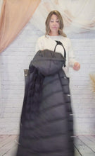 Load and play video in Gallery viewer, Long Quilted Puffer Vest
