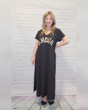 Load and play video in Gallery viewer, Amour Maxi Tshirt Dress
