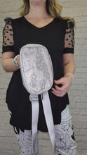 Load and play video in Gallery viewer, Rhinestone C.C Belt Bag
