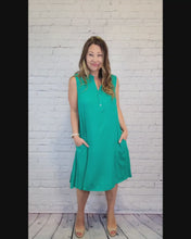 Load and play video in Gallery viewer, Henley Dress with Pockets
