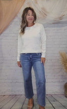 Load and play video in Gallery viewer, Embellished Daisy Sweater
