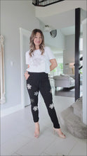 Load and play video in Gallery viewer, Noir Daisy Joggers
