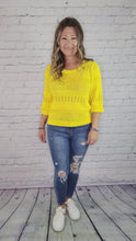 Load and play video in Gallery viewer, Marigold Knit Sweater
