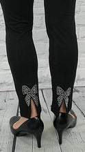 Load image into Gallery viewer, Rhinestone Bows Pull On Pants
