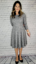 Load image into Gallery viewer, Soft knit a-line midi dress
