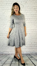 Load image into Gallery viewer, Soft knit a-line midi dress
