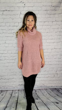 Load image into Gallery viewer, Cowl Neck Split Hem Sweater
