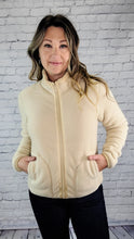 Load image into Gallery viewer, Reversible Sherpa &amp; Fleece Zip-Up
